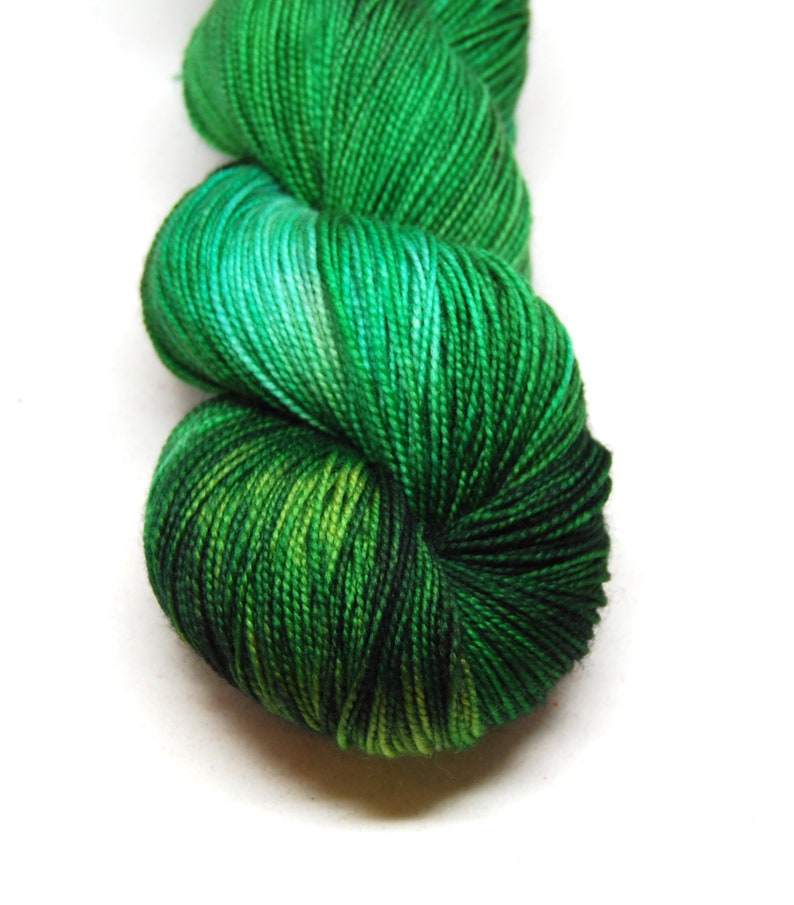 Fingering Weight, Party in the Shire Merino Wool Superwash Yarn, 4 oz, machine washable yarn image 1