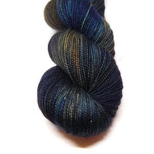 Fingering Weight, Out on the Tiles Merino Wool Superwash Yarn, 4 oz, machine washable yarn image 1