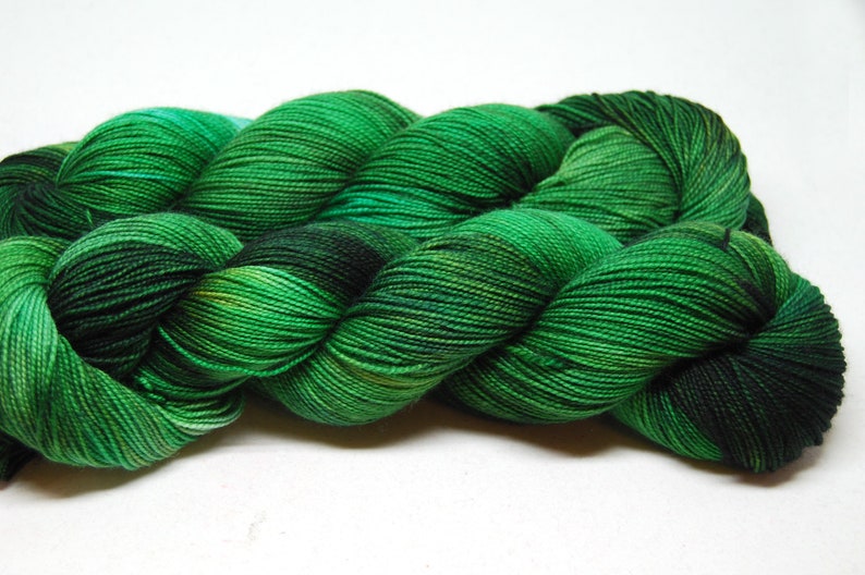 Fingering Weight, Party in the Shire Merino Wool Superwash Yarn, 4 oz, machine washable yarn image 4