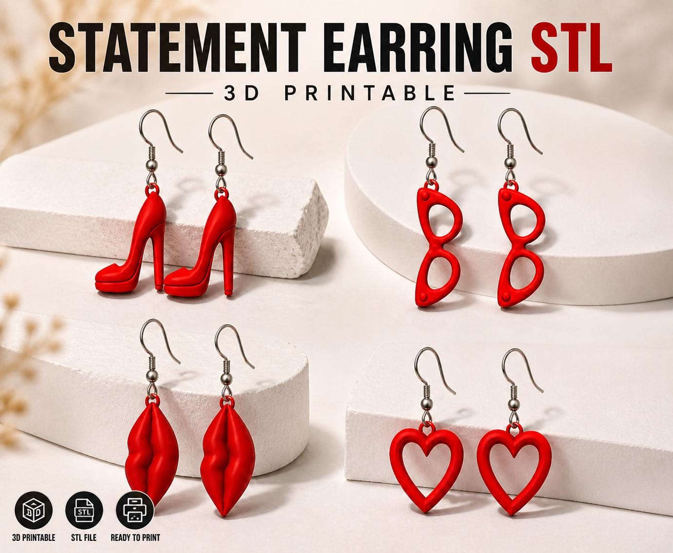 Heels Earrings - Etsy