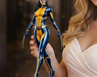 Mutant Warrior X-Men Inspired Female Heroine 3D Model STL (Digital Download)