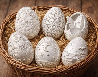 3D printable Easter Egg STL Bundle (Digital Download)