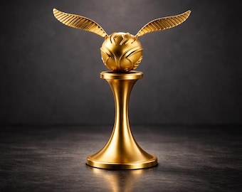 Golden Snitch 3D Model STL File (Digital Download) – Wizarding Inspired Wings