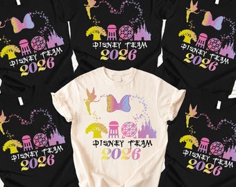 Disney Family Trip Shirt 2026, Matching Family Vacation Shirts, Custom Group Tee