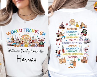 Epcot Family Vacation Shirt - Custom Name, 2026 Matching Travel Tee