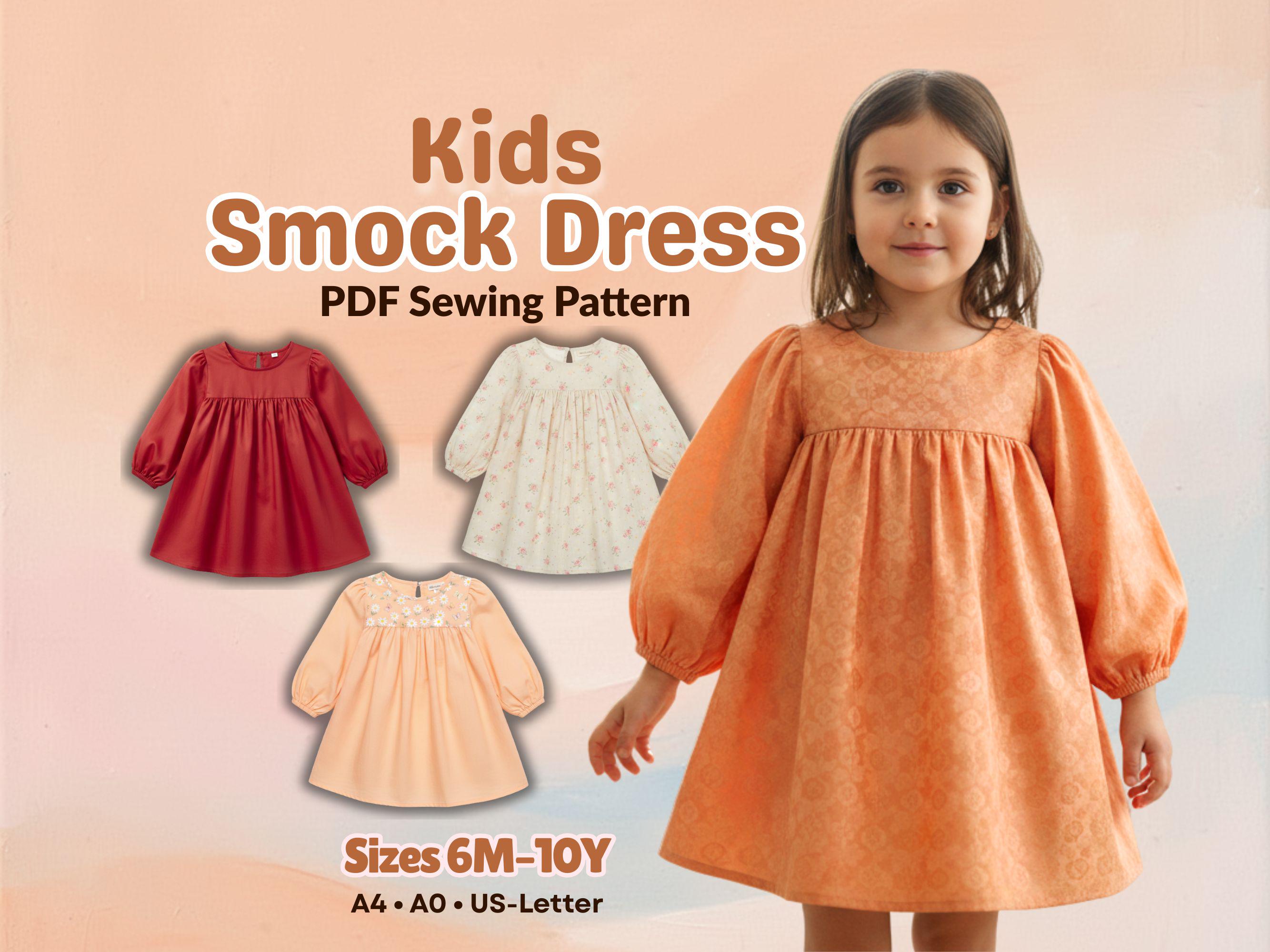 Smocking Dress Pattern - Etsy Canada Smocking Dress Pattern - Etsy Canada