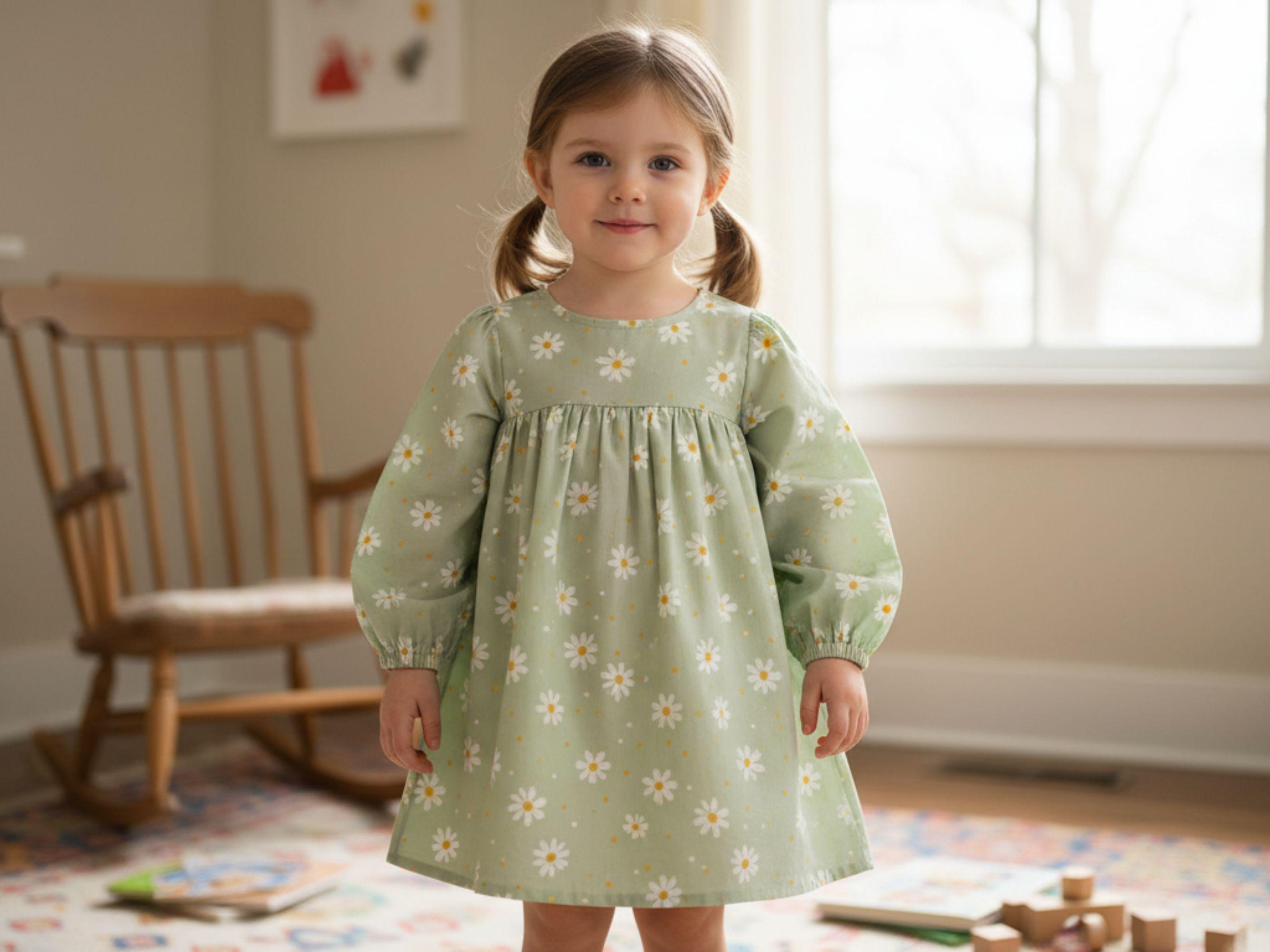 Child Patterns Kids Sewing Pattern Bundle, Toddler Girls Dress Set 6M–11Y, Kids ...
