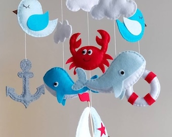 Ocean Baby Mobile - Nautical Baby Mobile