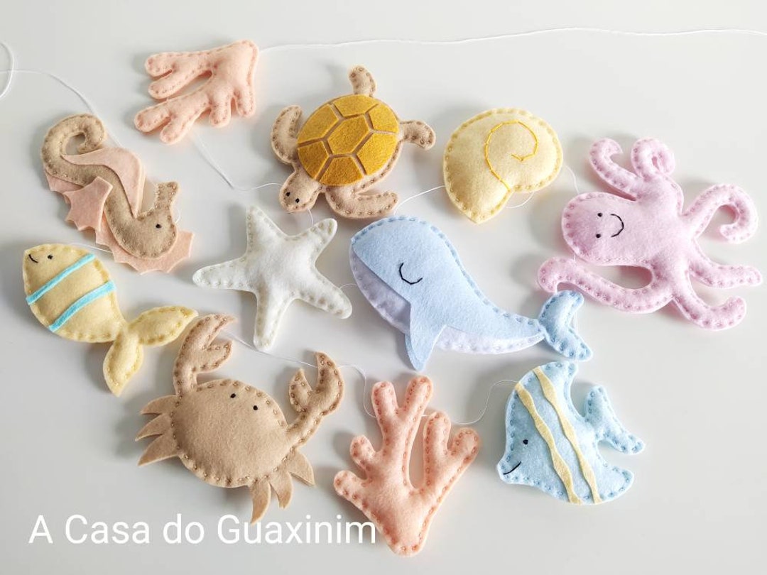 Under the Sea Pastel Colors Garland Under the Sea Banner Pastel Colors