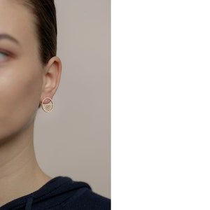 Clous d'oreilles durables Kinki, petits en argent/or, boucles d'oreilles minimalistes en or image 6