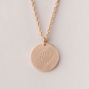 Monogram necklace rosegoldplated silver, kids initial necklace, alphabet necklace, dainty mom gift, best friend gift, initial pendant gold