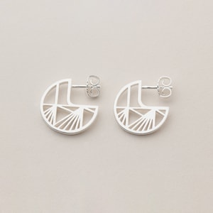 Minimal creole Aino, small in silver or gold