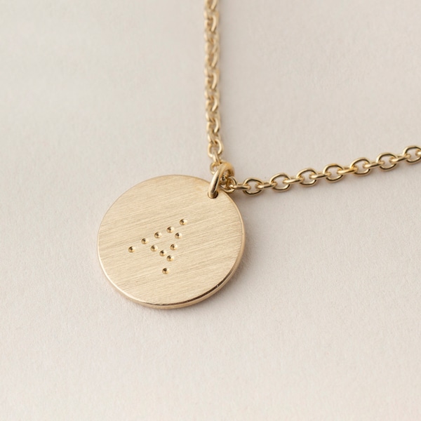 Nachhaltige Namenskette in Gold, Geschenk Taufe, personalisierter Schmuck