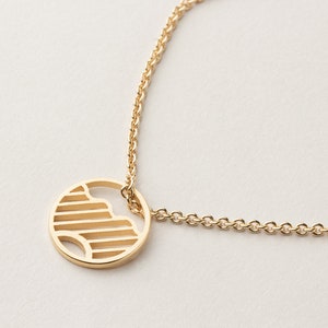Toggle necklace Kamo in 18k Gold Vermeil