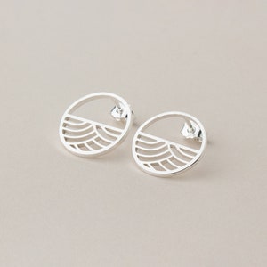 Clous d'oreilles durables Kinki, petits en argent/or, boucles d'oreilles minimalistes en or image 4