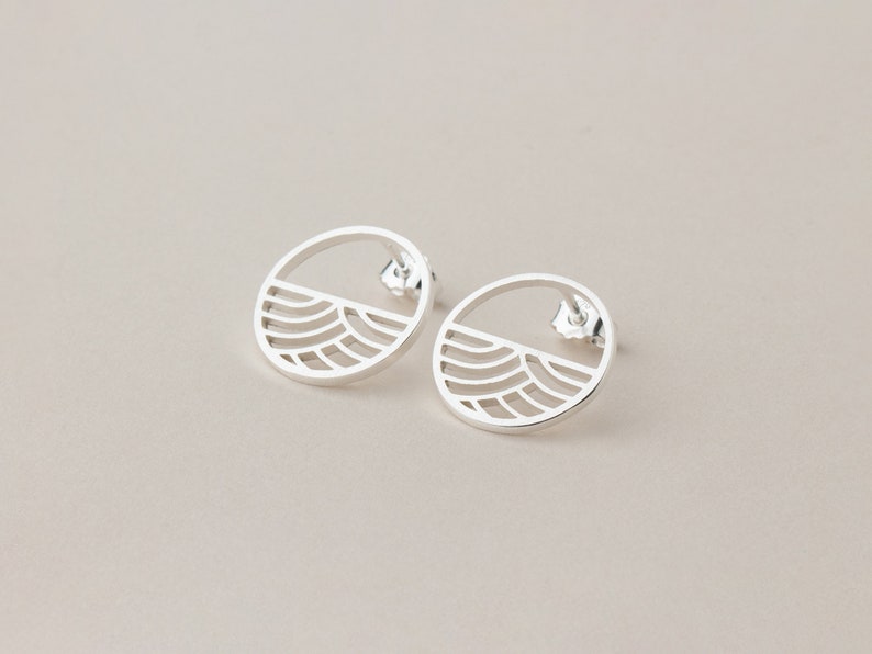 Clous d'oreilles durables Kinki, petits en argent/or, boucles d'oreilles minimalistes en or image 4