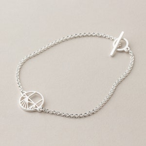 Bracelet de fermeture à bascule Aino en argent image 1