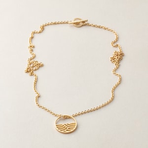 Toggle necklace Kinki in 18k Gold Vermeil