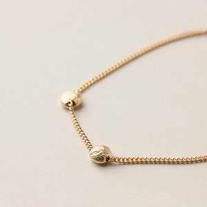 Fine chain bracelet in goldplated silver, feminine bracelet, sustainable bracelet, bridal jewellery, best friend gift