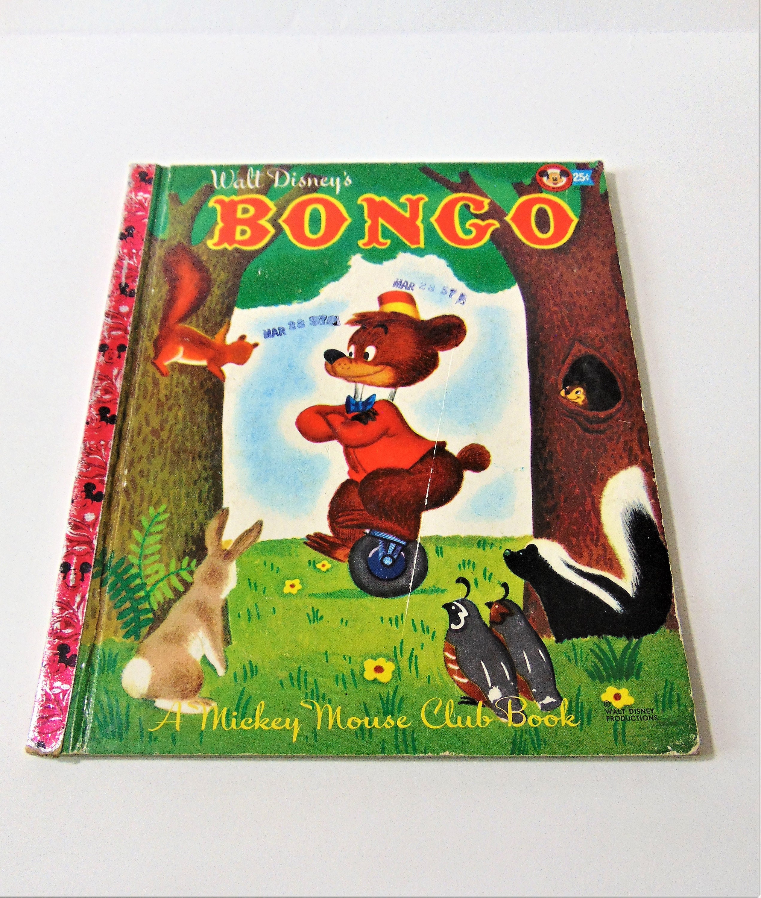 Bongo Vintage Children S Little Golden Book Walt Disney Etsy Bongo Vintage Children S Little Golden Book Walt Disney Etsy