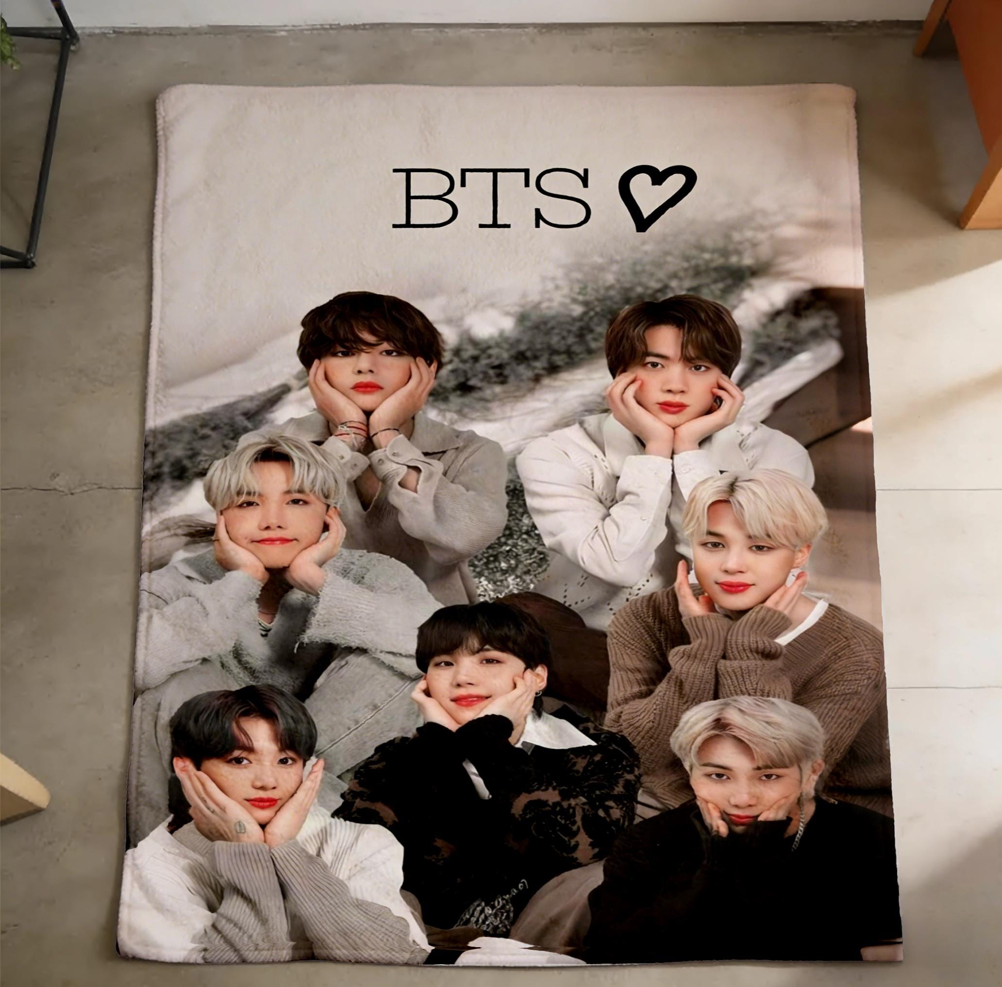 Bts Blanket - Etsy