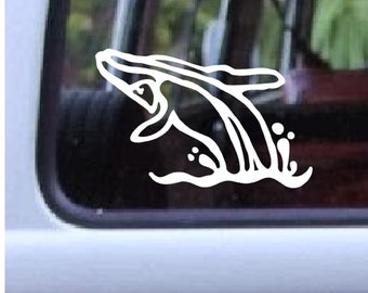 Humpback Whale Splash Decal – Maui Ocean Vinyl Sticker