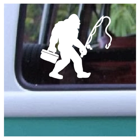 Outdoors Window Sticker Gone Fishing Car Window Decal Outdoors Window Sticker Gone Fishing Car Window Decal