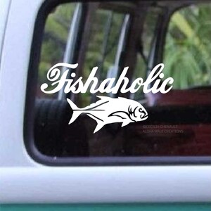 FISH MORE WORK LESS funny fishing sticker decal for Car, UTE , 4X4, BO