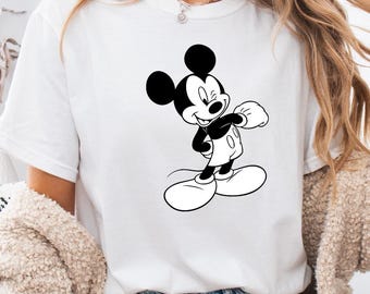 Vintage Cartoon Mouse Shirt, Retro Cartoon Character Tee, Classic Cartoon Graphic Shirt, Nostalgic Animation T-Shirt