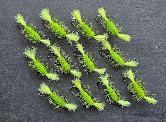 Salmon Flies.. (1) Beautiful Deer Hair Bomber.. In our plastic Fly Box.. Made In Canada and Ship From Canada.