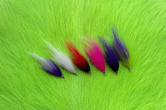 Fly Fishing Flies..  Combo... Comes with (6) Assorted Bucktail Deceivers...  #93 Combo