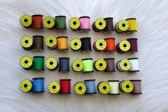 Fly Tying Thread..  20 spool combo.. (50) yards Spool...  3/0...