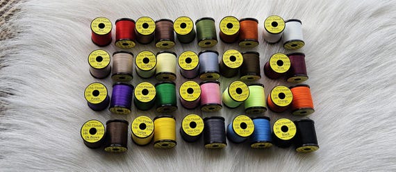 Fly Tying Thread..  20 spool combo.. (100) yards Spool...  3/0...