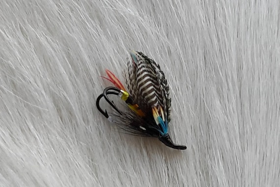 Fly Fishing Flies..  SLS; Fully Dress Salmon Flies .. (1) Flies, Size #4.  Jock Scott..  JC Eyes.