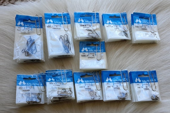 Fly Tying Hooks..  Super Special inventory clearance.  Mustad Made In Norway Hooks.. (550) Hooks