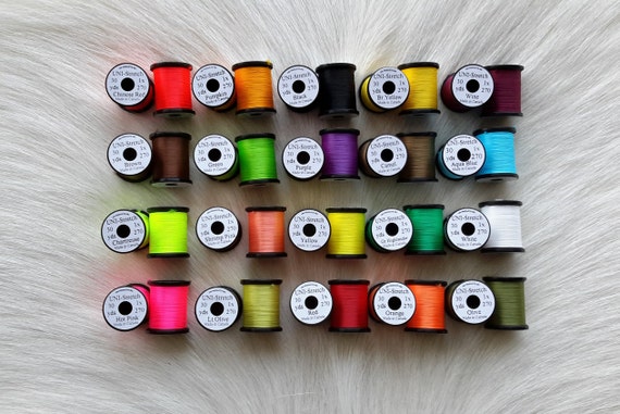 Fly Tying Thread..   Uni-Stretch  (Floss)   (20) Spool Combo.