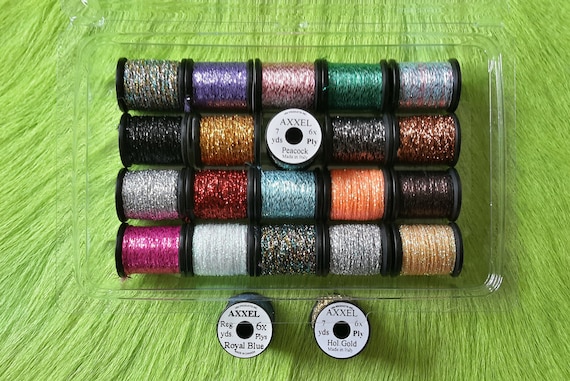 Fly Tying.   22 spool combo.. Axxel Flash..