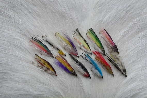 Fly Fishing Fly Box Combo... Comes with (12) Assorted Streamer Trolling Flies...  #93 Combo  Free Shipping.