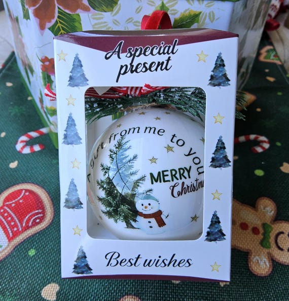 Christmas Balls Tree Ornament (Set Of Two). Ship From Canada. Made out of unbreakable Foam design. Set of these  crafted with   Cardinals.