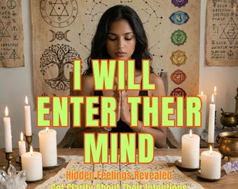 Psychic Reading: Enter Their Mind, Hidden Feelings Revealed (Same Hour)