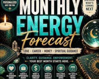 Monthly Energy Forecast Reading | Personalized Psychic Reading | Love, Career, Money & Spiritual Guidance