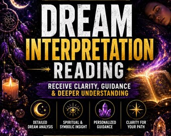 Personalized Dream Interpretation Reading | Spiritual Symbolic Analysis Guidance