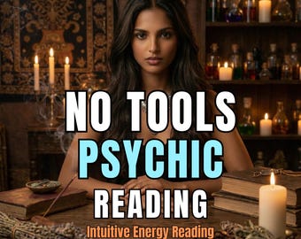 No Tools Psychic Reading | Love, Relationship, Future Predictions, Intuitive Energy,  (Same Hour)