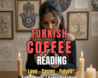 Turkish Coffee Cup Reading | Personalized Coffee Fortune | Spiritual Insight | Same Hour Delivery