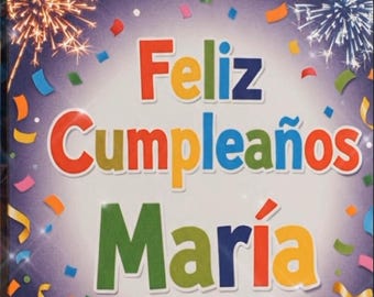 Tarjeta de Cumpleaños  Personalizada Con Música
