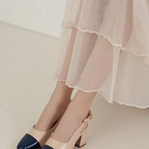 Two Tone Slingback Heels - Etsy