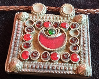アフガニスタンのフルレッドアンティークジュエリーセット