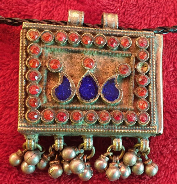 Tribal necklace Vintage Afghani Kuchi Ethnic Boho… - image 1