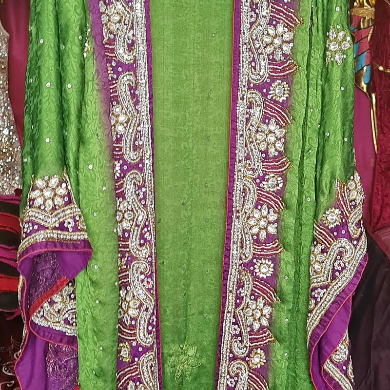 Regular Reversible Upcycled Sari Fairy Skirt  #99