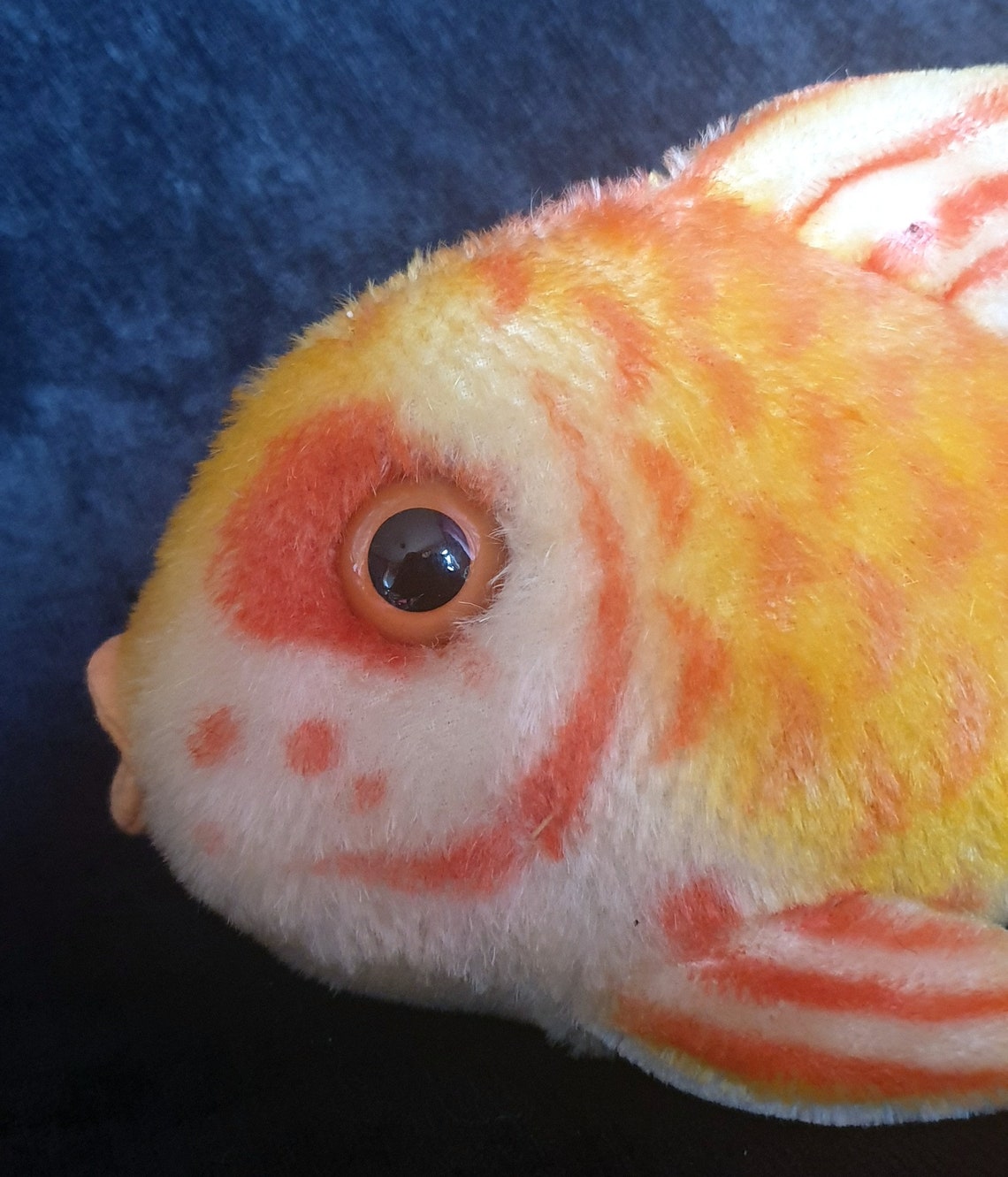 Steiff Fish Goldfish Flossy Mohair Original Vintage Stuffed | Etsy